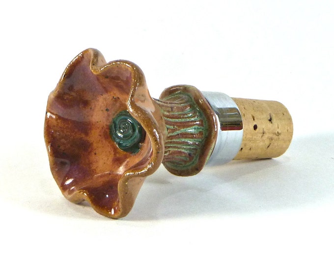 Ceramic Wine Bottle Stopper Etsy