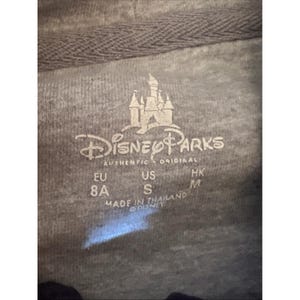 Sudadera con capucha Disneyland para mujer, pequeña, azul, con cremallera, estilo vintage imagen 5