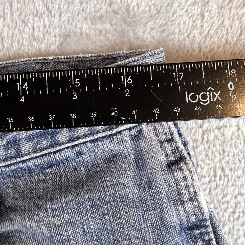 Vintage Wrangler Carpenter Jeans Mens 34x30 Blue Faded Grunge Y2K Baggy Wide Leg image 3