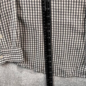 Camisa Tommy Bahama Indigo Palms para hombre, talla XL, de mezcla de lino con estampado de cuadros y botones. LEER imagen 7