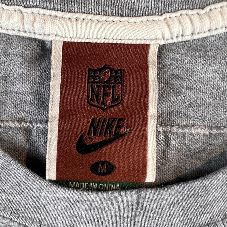 Vintage 2000s Y2K Nike Football Miami Dolphins NFL Est. 66 Jersey T-Shirt, M afbeelding 4