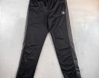 Vintage And1 Pants Mens 32x30 Black Gray Stripe Flex Waist Y2K READ