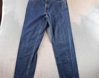 VTG Levis 550 Relaxed Fit Tapered Leg Jeans Mens 34x32 (32x31) Blue Y2K