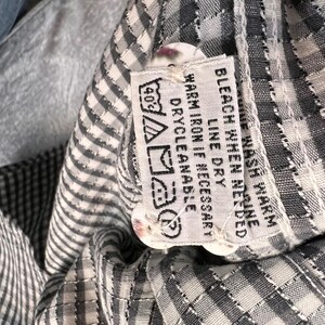 Camisa Tommy Bahama Indigo Palms para hombre, talla XL, de mezcla de lino con estampado de cuadros y botones. LEER imagen 5