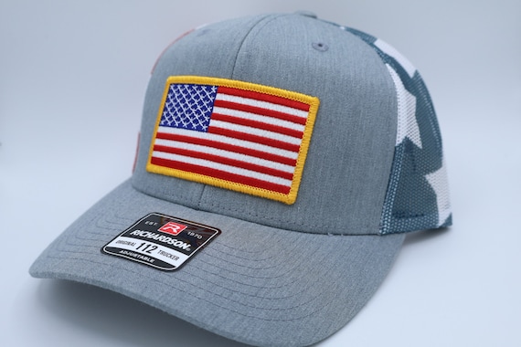American Flag Patch Hat Stars Stripes Richardson