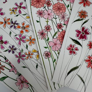 Set of 4 original, hand-painted 5x7 watercolor greeting cards (blank inside)