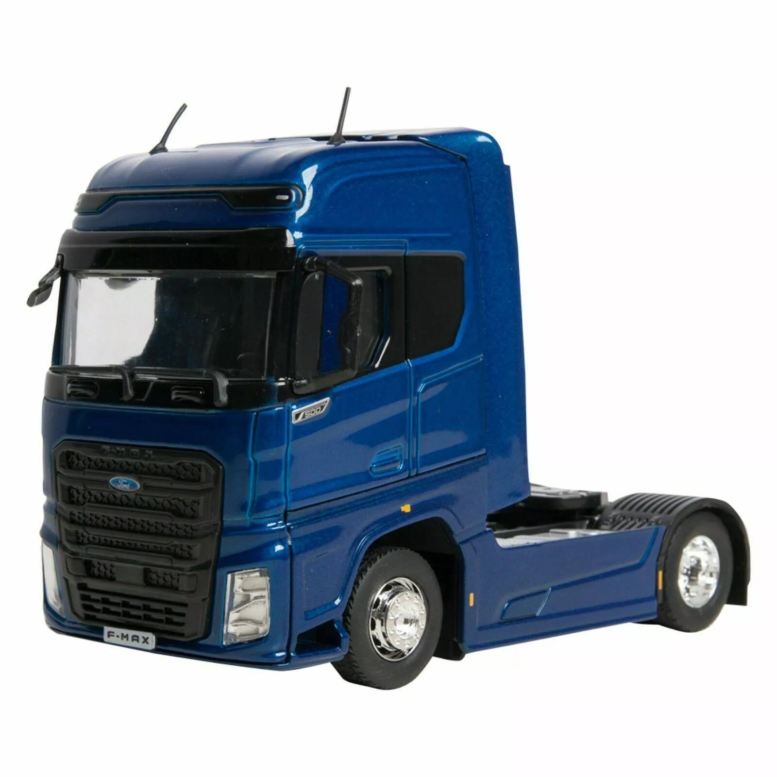 1:36 Scale Limited Edition Ford F-MAX Diecast Truck Model – Collectible Blue Cab, High Detail
