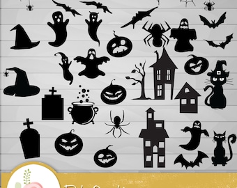 Spooky Halloween Elements digital files that are ready for cutting machines •  SVG • PNG • JPG • t-shirts • tumblers • signs