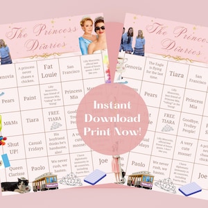 Bingo prinsessendagboeken | Verjaardagsfeestje | Vrijgezellenfeest | Mia | 30e verjaardag | 21e verjaardag | Verjaardag prinses | Vrijgezellin prinses
