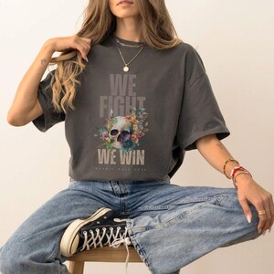 Kamala 2024 Shirt Vote 2024 Shirt Election 2024 When We Fight We Win Shirt Madam President TShirt Kamala Harris Feminist Political Tee 2024