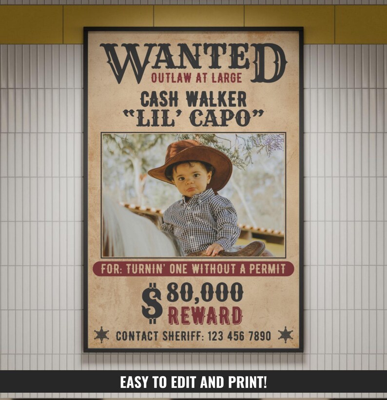 Editable Wanted Poster Template 16x24 Printable Vintage Wild West editable-wanted-poster-template-16x24-printable-vintage-wild-west