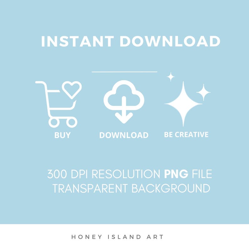 Coastal Cowgirl Digital Download Pink and Blue PNG Instant Download Transparent Background File