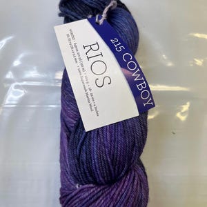 Malabrigo Rios Yarn,Worsted Yarn, Superwash Merino Wool Yarn-Cowboy 215