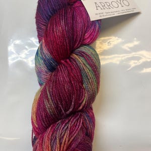 Filato Malabrigo Arroyo: Lana Merino Superwash, Colorazione Aniversário
