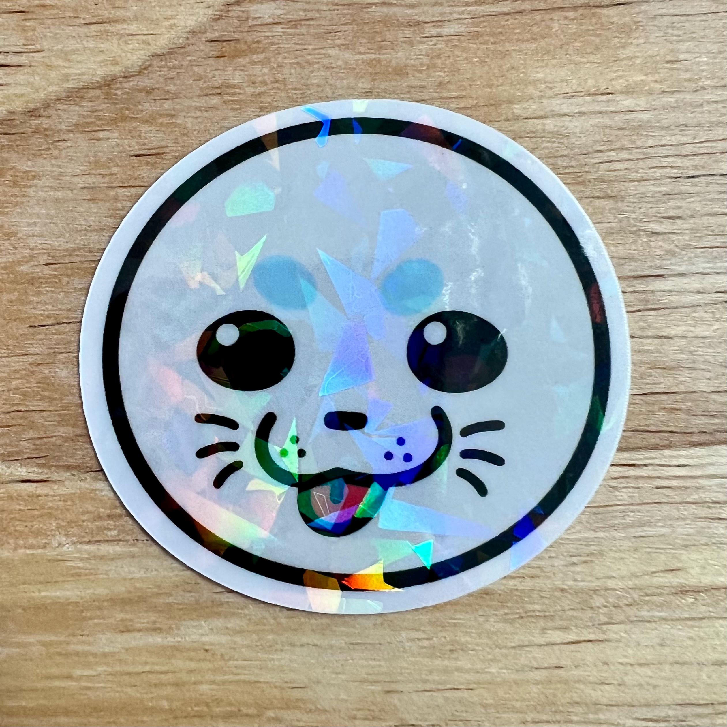 Holographic Cartoon Character Sticker Bundle, 8 Vinyl Stickers - Etsy