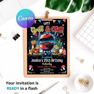 Invitations, Birthday Invitations, Instant Download, Editable Invitation, Birthday Bbq, Bbq Invitation, Bbq Birthday, Bbq, Birthday Invitation, Adult Invitation, Adult Birthday Party, Birthday Barbeque, Barbecue Invitation, Bbq Invite,  Editable Invitation, Invitation Template,  Backyard Bbq, Invitations Instant Download, Digital Download Invitation, Canva Template, Birthday Card,, Printable Template, Digital, pool party, hello summer, hello pool, watercolor, party