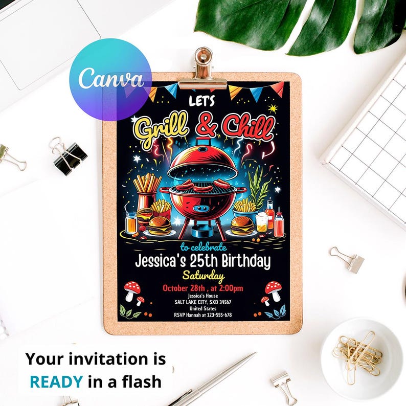 Invitations, Birthday Invitations, Instant Download, Editable Invitation, Birthday Bbq, Bbq Invitation, Bbq Birthday, Bbq, Birthday Invitation, Adult Invitation, Adult Birthday Party, Birthday Barbeque, Barbecue Invitation, Bbq Invite,  Editable Invitation, Invitation Template,  Backyard Bbq, Invitations Instant Download, Digital Download Invitation, Canva Template, Birthday Card,, Printable Template, Digital, pool party, hello summer, hello pool, watercolor, party