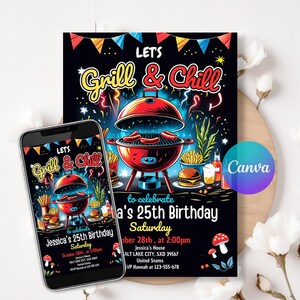 Invitations, Birthday Invitations, Instant Download, Editable Invitation, Birthday Bbq, Bbq Invitation, Bbq Birthday, Bbq, Birthday Invitation, Adult Invitation, Adult Birthday Party, Birthday Barbeque, Barbecue Invitation, Bbq Invite,  Editable Invitation, Invitation Template,  Backyard Bbq, Invitations Instant Download, Digital Download Invitation, Canva Template, Birthday Card,, Printable Template, Digital, pool party, hello summer, hello pool, watercolor, party