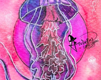 Jellyfish Print Digital File