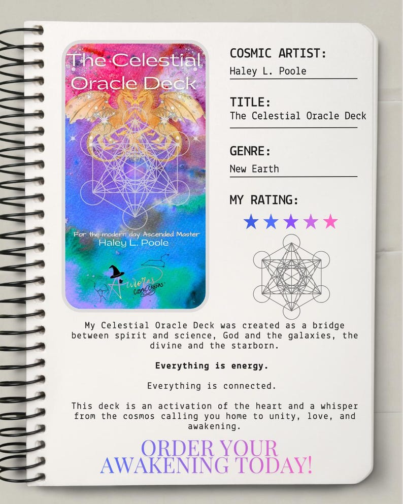 Celestial Oracle Deck | Master & Star Being Guidance | New Earth ...