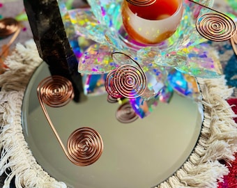 Copper Hand Spirals | Energy Healing Tools
