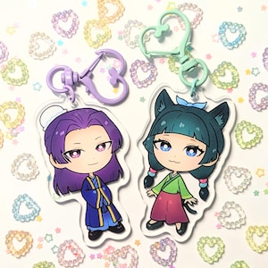 Kusuriya no Hitorigoto (The apothecary diaries) Keychains & Stickers | Maomao, Jinshi