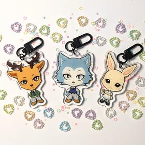 Legoshi, Haru och Louis nyckelringar! | Beastars