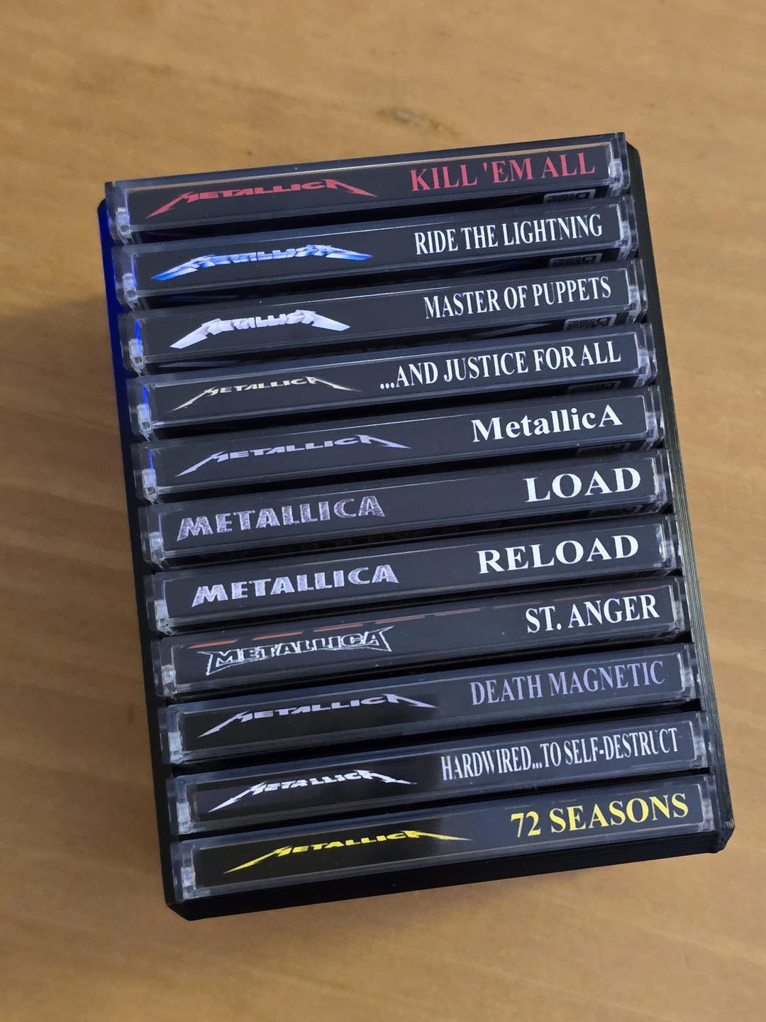 Metallica - Studio Album Discography - Custom Minidisc Set - Etsy