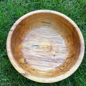 Spalted maple bowl