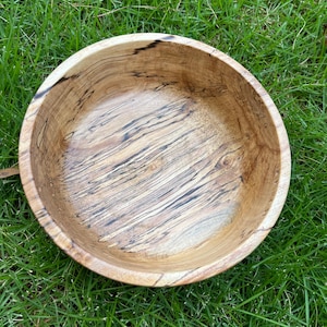 Spalted maple bowl