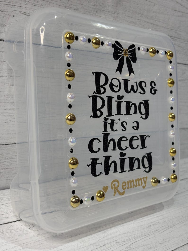 Deluxe Cheer Bow Box - Etsy