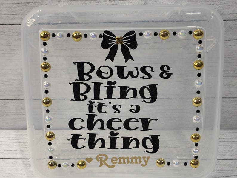 Deluxe Cheer Bow Box - Etsy