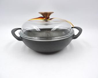 Olla Aladdin de hierro fundido curado BEKA con tapa (18 cm)