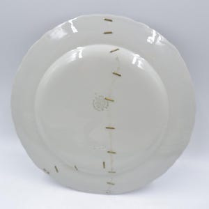 Rare Wedgwood Queensware Grey Shell Edge Staples Repair