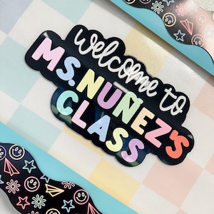 Personalized Classroom sign