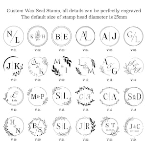 Custom wax seal stamp kit for wedding invitation, Personalized Logo Wax Stamp Seal, Custom wax stamp kit for gift, Wedding wax seal kit
