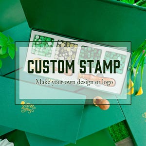 Custom wax seal stamp kit for wedding invitation , Initial wax seal stamp custom for gift , Wax seal kit , Custom wax stamp kit for gift