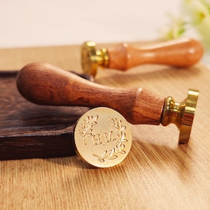 Custom Wax Seal Stamp Kit / Customize Any Logo / Letter wax seal stamp custom / Personalized wax seal kit for gift / Wax Stamp Kit for Gift