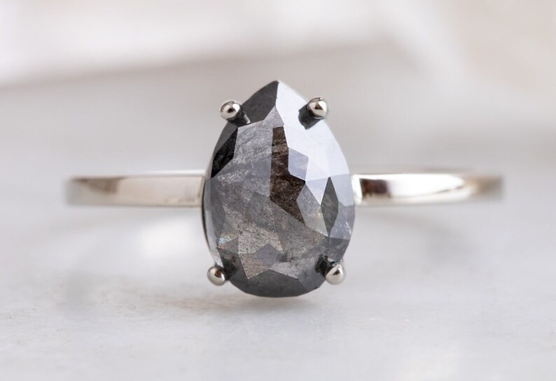 natural black diamond engagement rings natural black diamond engagement rings