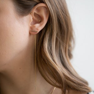 Linea Thread Earrings image 5