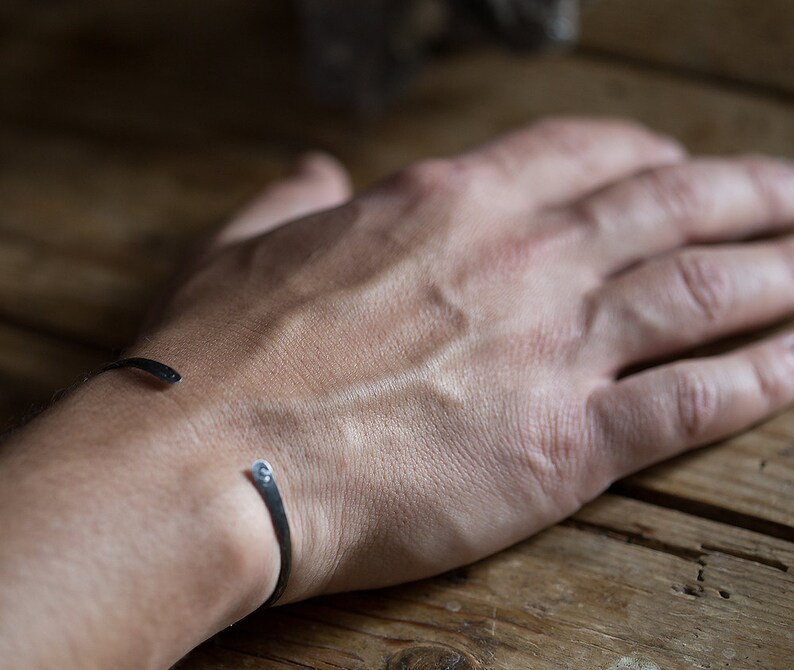 Mens Open Cuff Bracelet Etsy