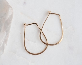 Small Horseshoe Hoop Earrings