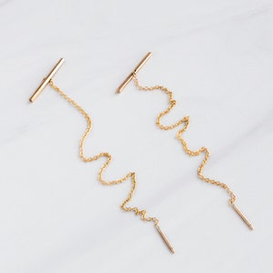 Linea Thread Earrings image 4