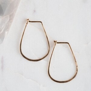 Small Horseshoe Hoop Earrings image 3