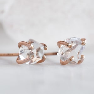 Herkimer Diamond Earrings as seen in BUST Magazine image 1