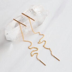 Linea Thread Earrings image 2