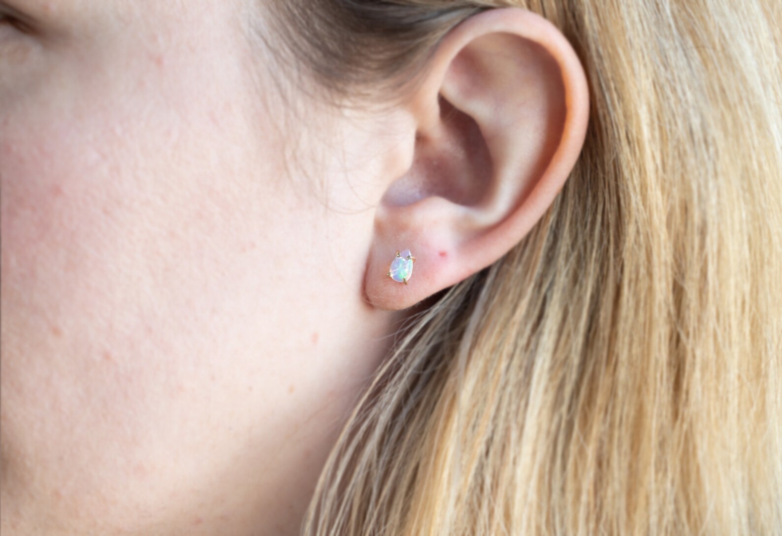 Opal teardrop earrings Clearance