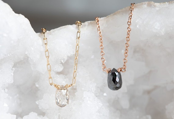 briolette diamond necklace
