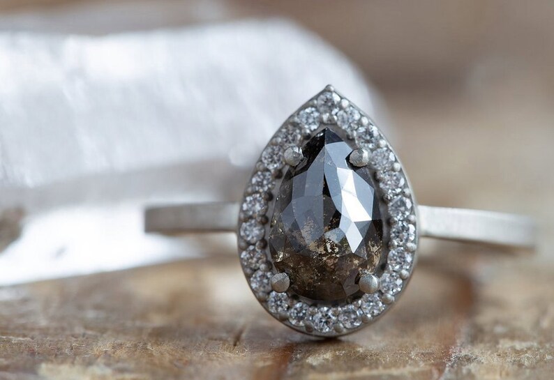 natural black diamond engagement rings natural black diamond engagement rings