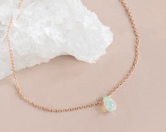 Natural Opal Teardrop Bracelet